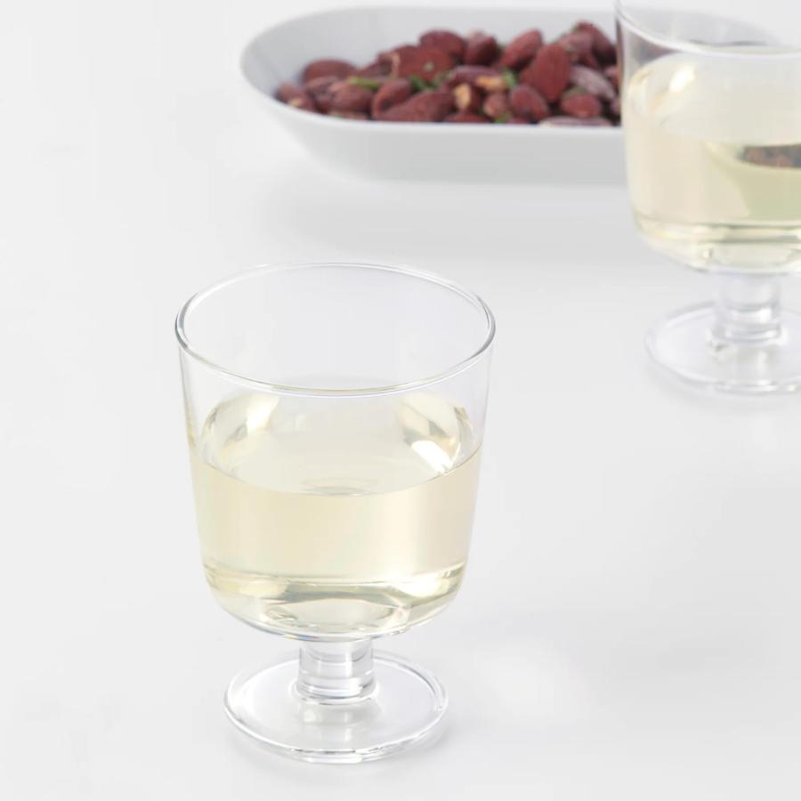 IKEA イケア 365+ ゴブレット クリアガラス 30cl 強化ガラス製 幅がたっぷり デザートの盛り付け お料理の盛り付け カクテルグラス ワイングラス｜doshiro｜02
