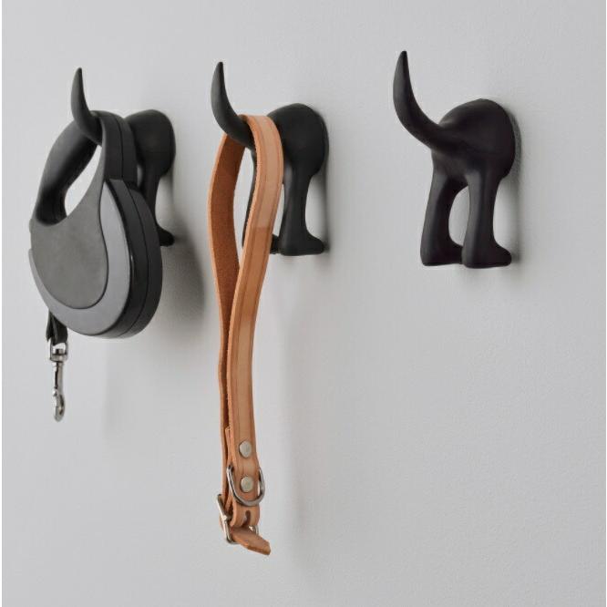 Ikea イケア 3個セット 壁掛けフック 犬のしっぽ 付与 犬のしっぽ