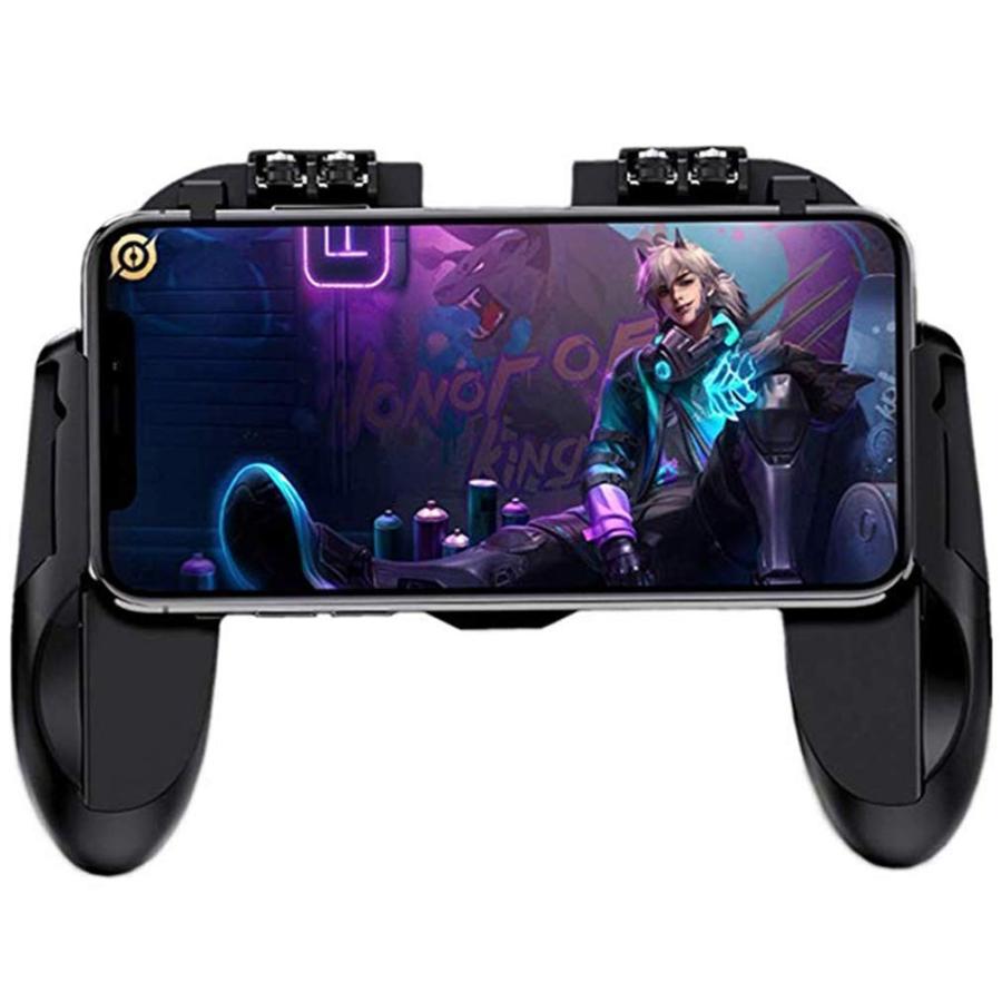 荒野行動 Pubg コントローラー 冷却ファン付き ゲームパット スマホゲームハンドル サイズ調節可能 連続射撃 操作簡単 Iphone Android対応 Pubgmobile Tfield Ch0001 どしろショップ 通販 Yahoo ショッピング