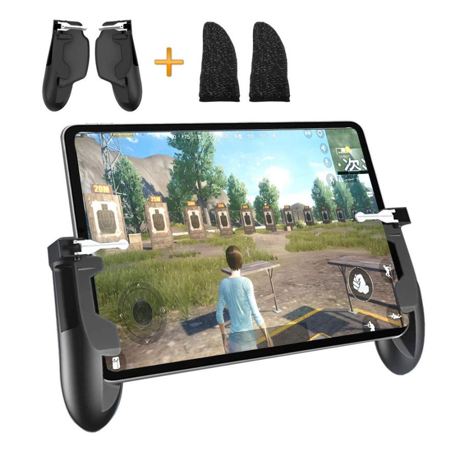 指サック コントローラー Set 荒野行動 Pubg 4本指 ゲームパット スマホゲームハンドル サイズ調節可能 連続射撃 操作簡単 Ipad Android対応 タブレット Tfield Ch どしろショップ 通販 Yahoo ショッピング