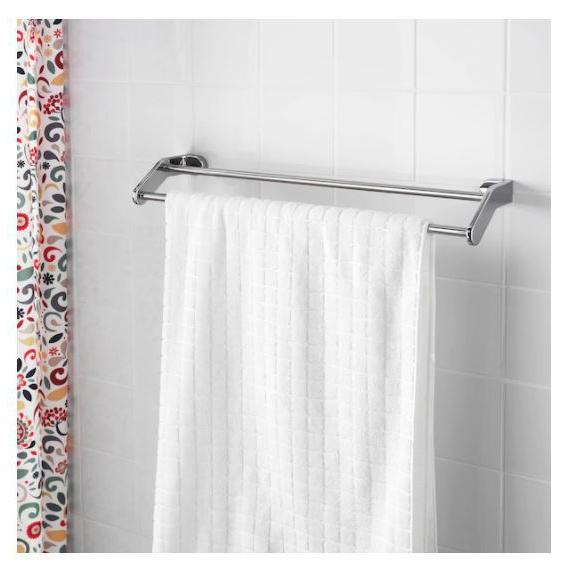 Ikea イケア Kalkgrund カルクグルンド タオル掛け タオルハンガー クロムメッキ 63 Cm ネジが隠れるデザイン クロムメッキ仕上げ 高級感 Tfield Ik どしろショップ 通販 Yahoo ショッピング