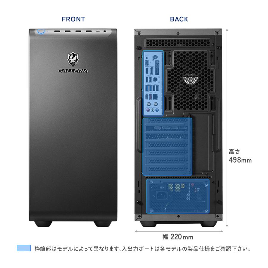 ガレリア ゲーミングパソコン Ryzen 9 9950X3D RTX 5090 メモリ 32GB