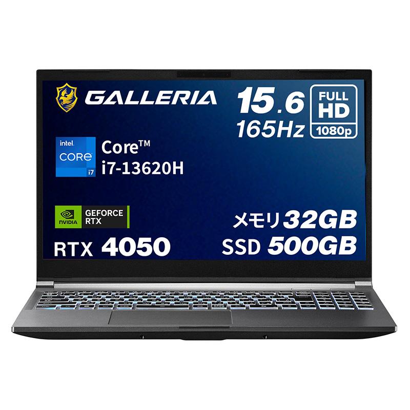 ガレリア　ゲーミングノートpc corei7 メモ32GB ガレリア ゲーミング ノートパソコン Core i7-13620H RTX 4050 メモリ