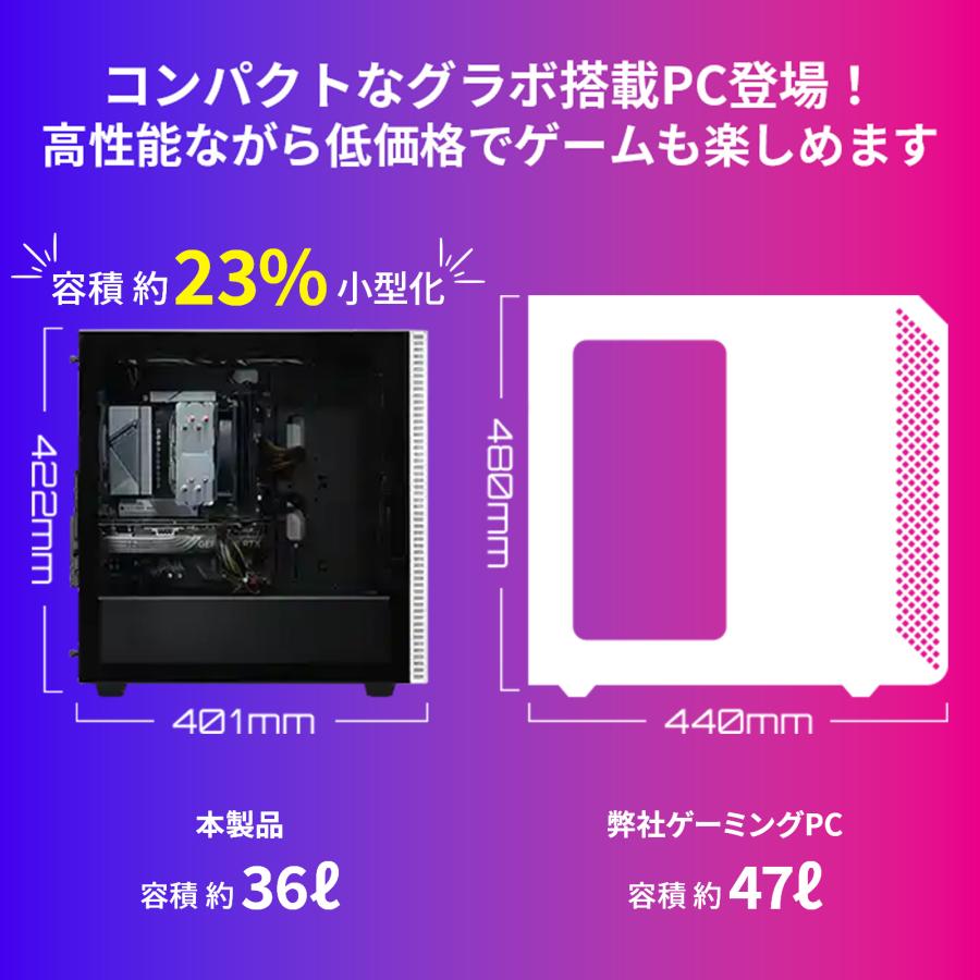 サードウェーブ デスクトップパソコン Core i5-14400F RTX 5060 メモリ