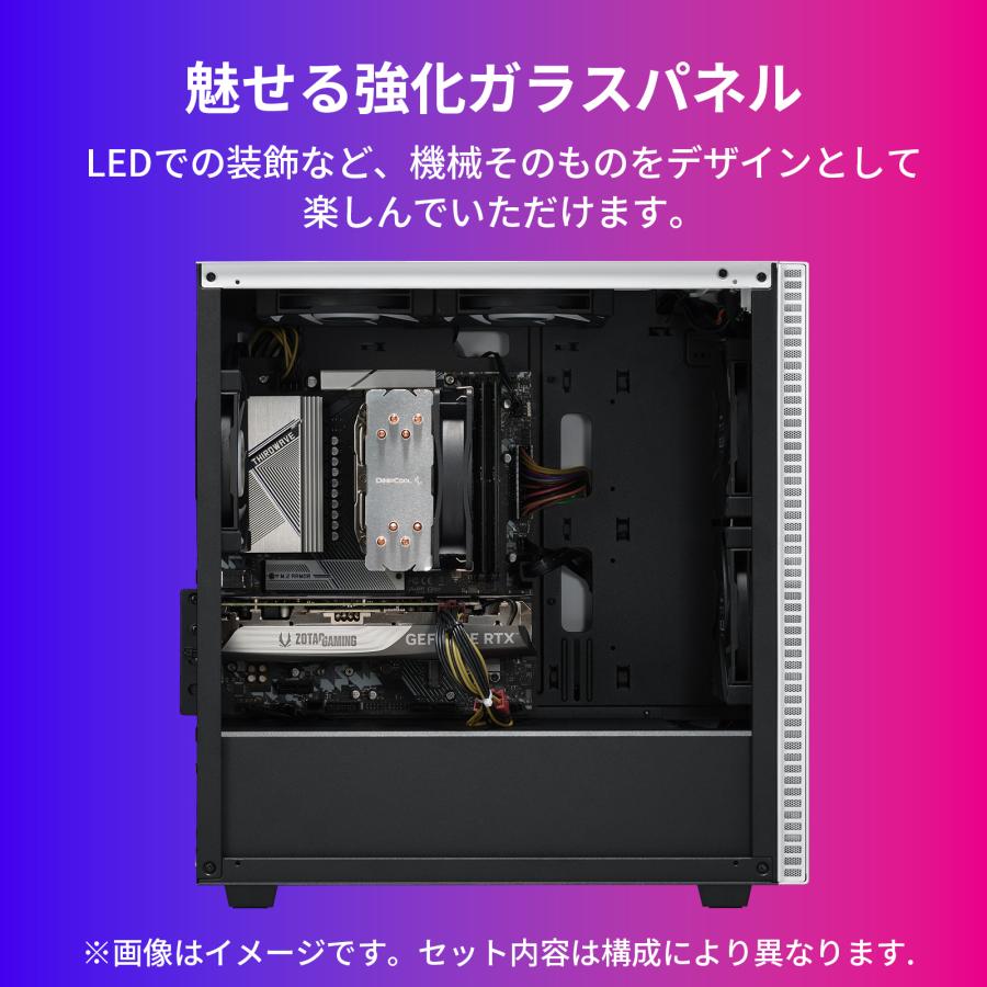 サードウェーブ デスクトップパソコン Core i5-14400F RTX 5060 メモリ