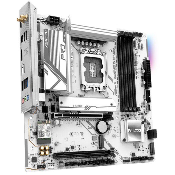 ASRock B760M Pro RS WiFi ドスパラ限定モデル ASRock B760M Pro RS WiFi White (B760 1700 MicroATX) ドスパラ限定