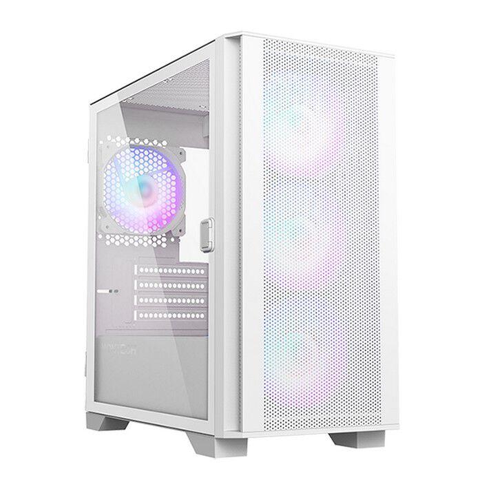 MONTECH AIR 100 ARGB White (MicroATX ガラス ホワイト) : ドスパラ