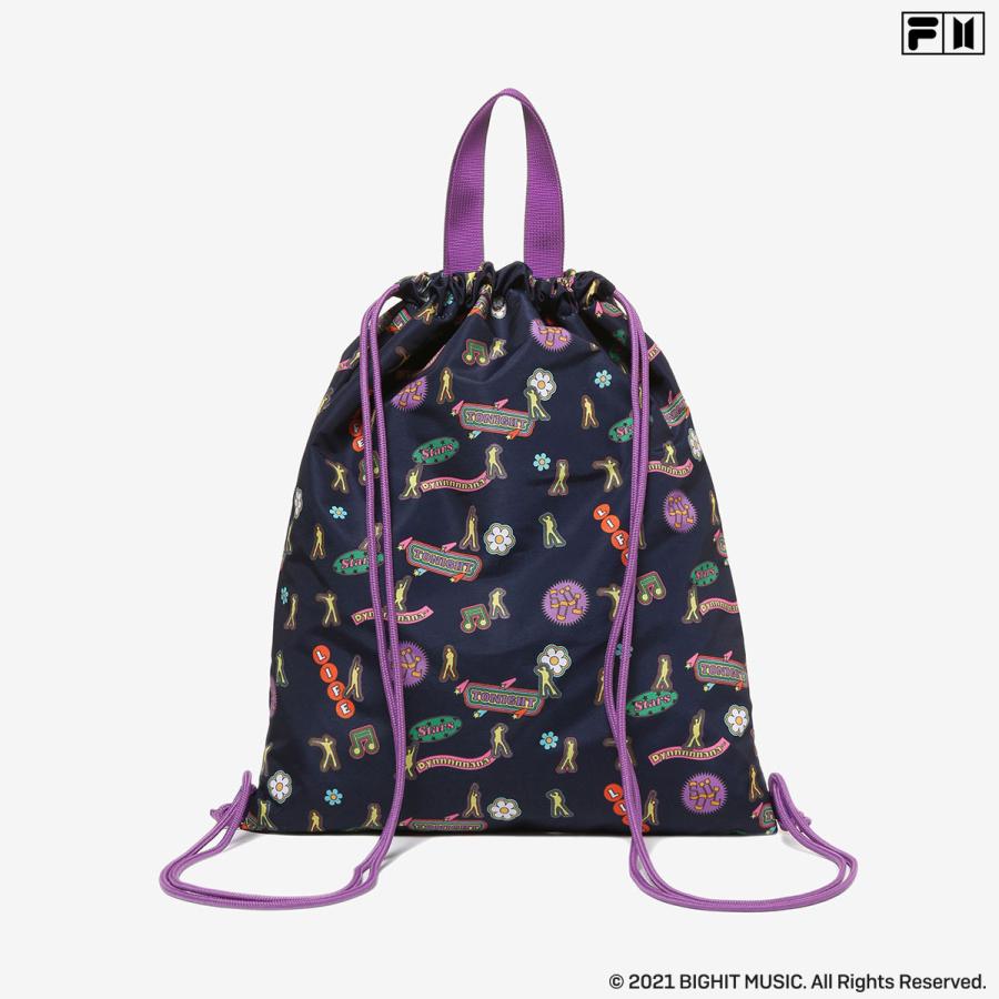 FILA ナップザック NAVY[BTS x - Dynamite String Bag FILA ナップザック NAVY[BTS x - Dynamite String Bag