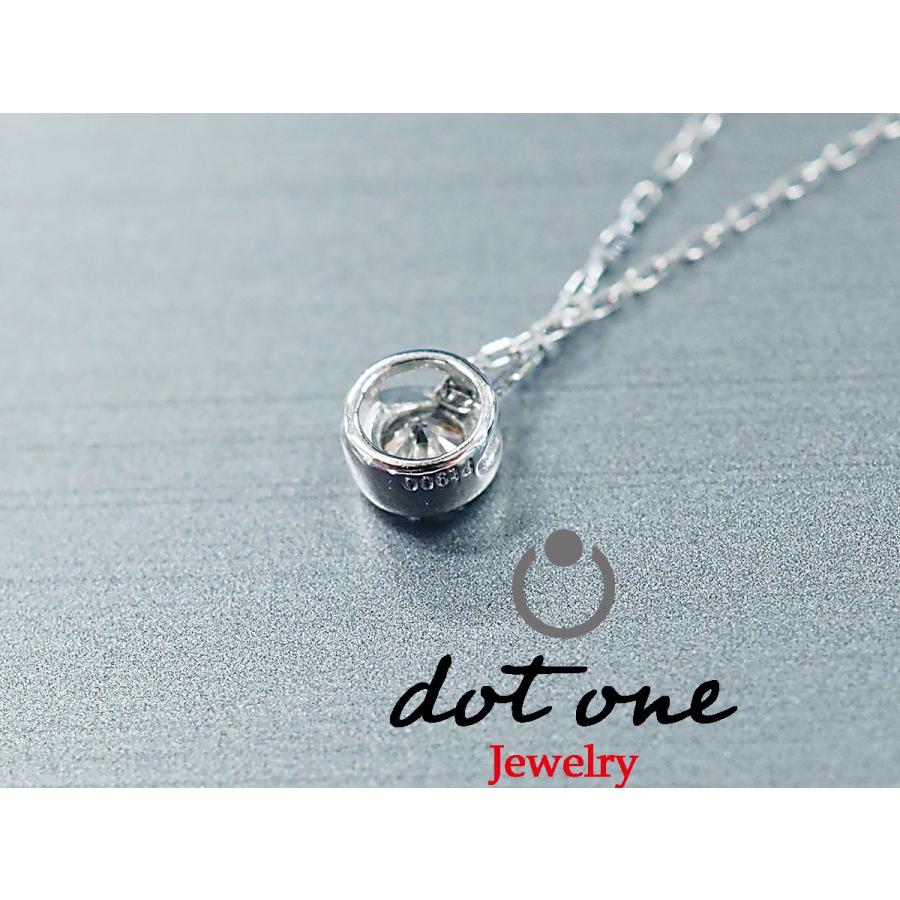 プラチナ ダイヤモンド ペンダントネックレス 0.08ct. |  | 02