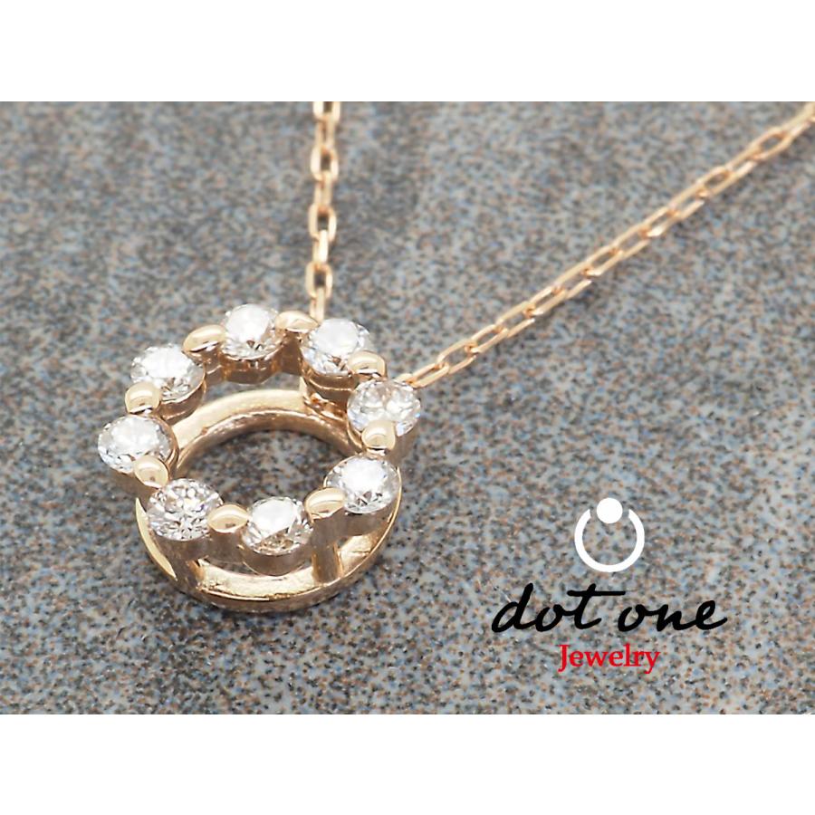 ネックレス レディース ダイヤモンド K18 ピンクゴールド プレゼント 女性 ジュエリー ブランド