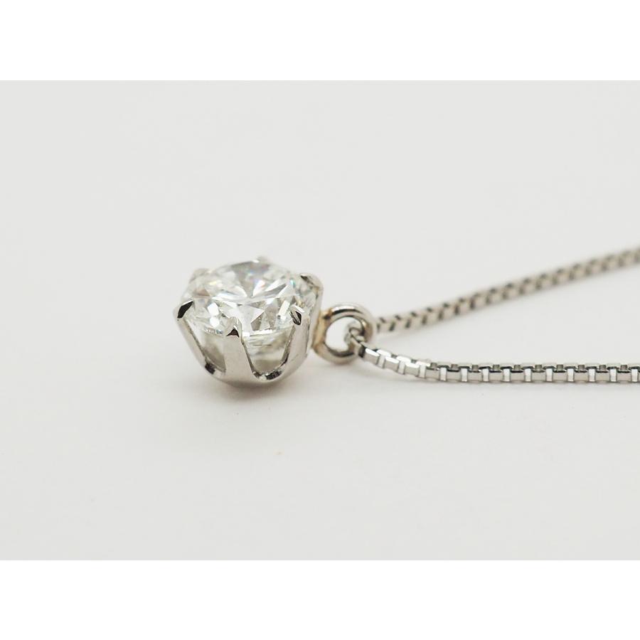 プラチナ ダイヤモンド ペンダントネックレス 0.3ct. 中央宝石研究所鑑定書付 |  | 01