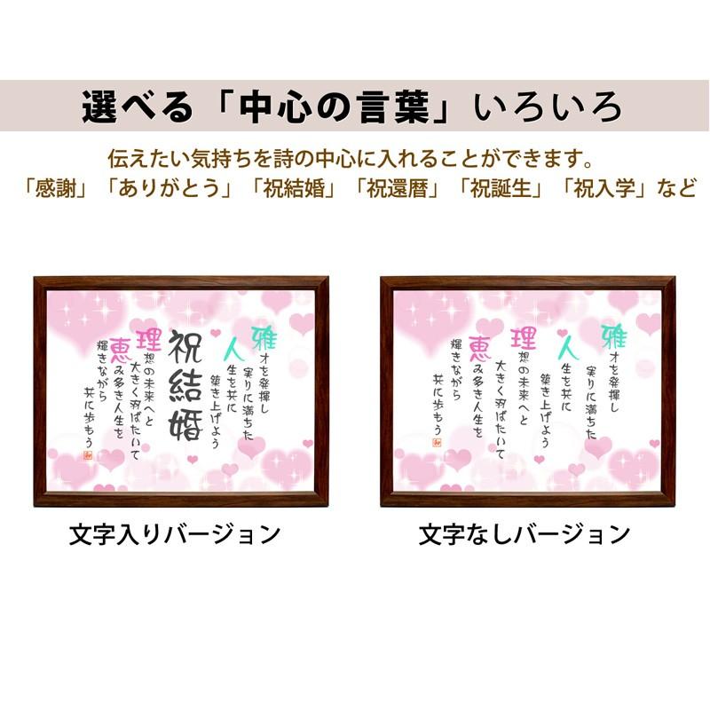 数量限定 特売 名前ポエム 結婚祝い ハート Type1 エアリィ 軽量フレーム 横 プレゼント お祝い 出産祝い 還暦 米寿 古希 誕生 命名 父の日 母の日 両親プレゼント 贈り物 驚きの安さ Www Muslimaidusa Org