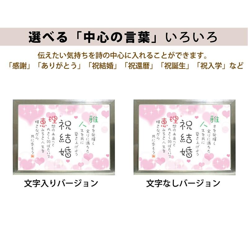 名前ポエム 二人名前ポエム ハート Type1 ケイティ 横 プレゼント お祝い 出産祝い 還暦 米寿 古希 誕生 命名 父の日 母の日 両親プレゼント 贈り物 花 Namepoem Keia 09 名入れプレゼント ドットボーダー 通販 Yahoo ショッピング