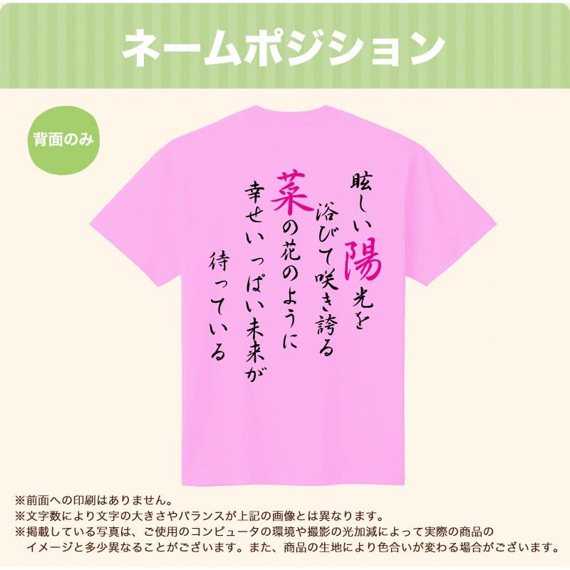 おもしろ Tシャツ 名前詩 名前ポエム Tシャツ 名前入り 名入れ ネームポエム 背面のみ お祝い プレゼント ギフト 出産祝い 誕生日祝い 結婚祝い 還暦祝い 古希祝 Namepoemt Bk 名入れプレゼント ドットボーダー 通販 Yahoo ショッピング
