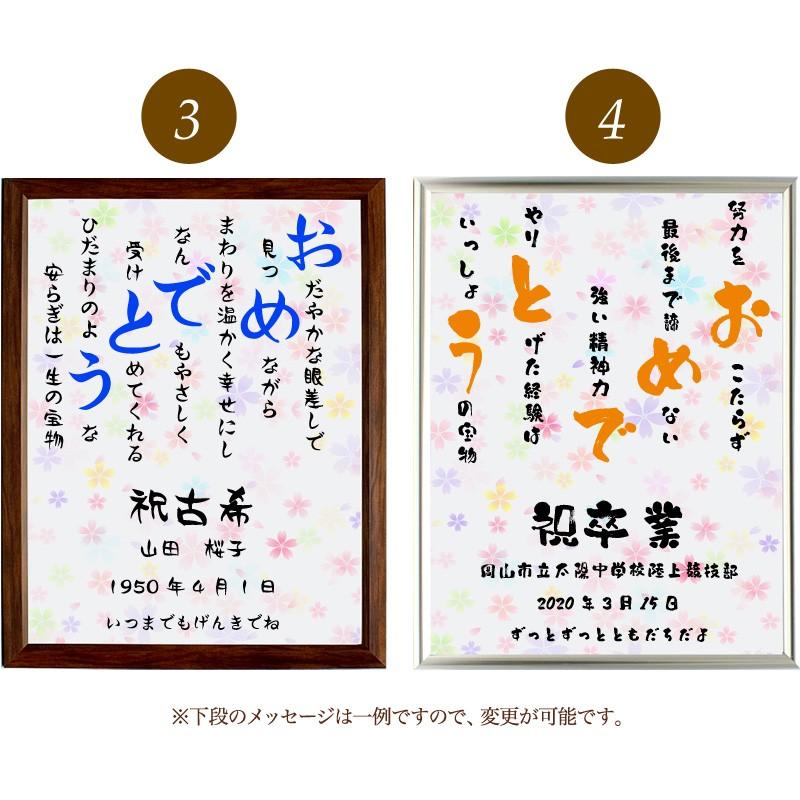 おめでとう ポエム カラフルミニフラワー 詩 名入れ エアリィ 軽量フレーム 縦 額 額縁 デザイン プレゼント お祝い 結婚祝い 出産祝い 家族 還暦 Spoem Ea 01 O 名入れプレゼント ドットボーダー 通販 Yahoo ショッピング