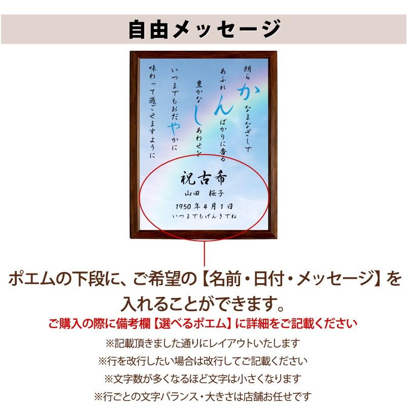 かんしゃ ポエム 空 虹 詩 名入れ エアリィ 軽量フレーム A4 縦 額 額縁 デザイン プレゼント お祝い 結婚祝い 出産祝い 家族 還暦 Spoem Ea 06 K 名入れプレゼント ドットボーダー 通販 Yahoo ショッピング