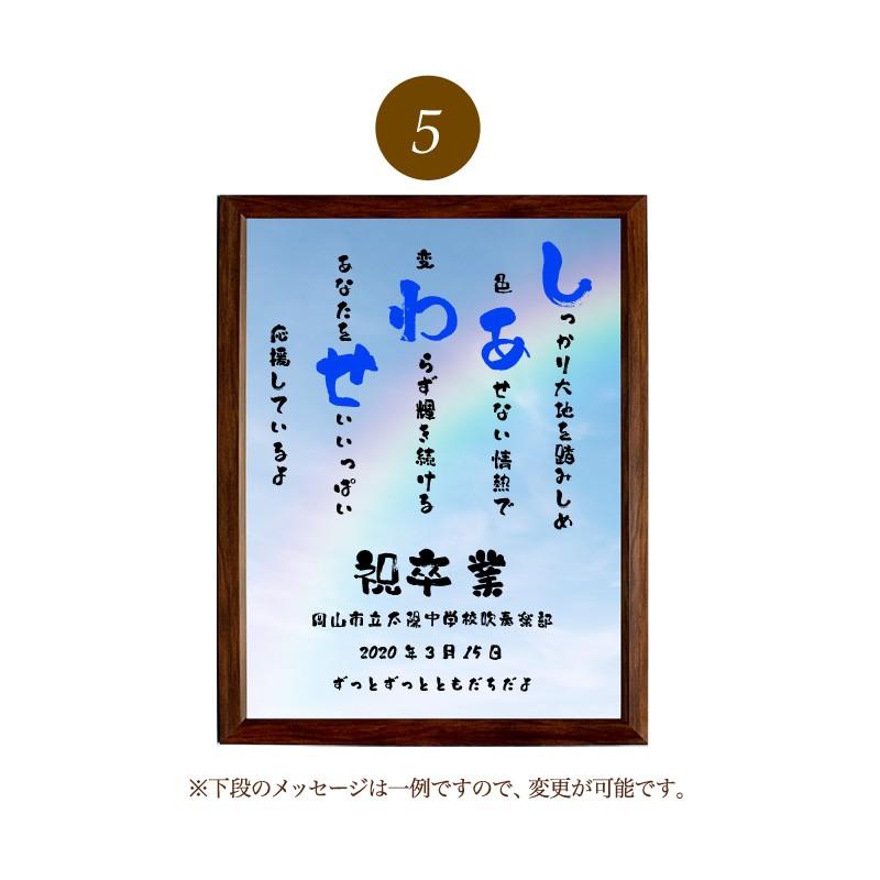 しあわせ ポエム 空 虹 詩 名入れ エアリィ 軽量フレーム 縦 額 額縁 デザイン プレゼント お祝い 結婚祝い 出産祝い 家族 還暦 Spoem Ea 06 S 名入れプレゼント ドットボーダー 通販 Yahoo ショッピング