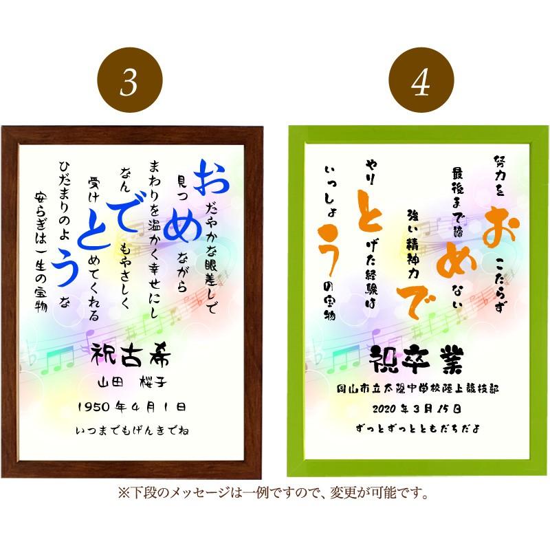 おめでとう ポエム 音符 Type1 詩 名入れ ケイティ 縦 額 額縁 デザイン プレゼント お祝い 結婚祝い 出産祝い 家族 還暦 米寿 Spoem Keia 05 O 名入れプレゼント ドットボーダー 通販 Yahoo ショッピング