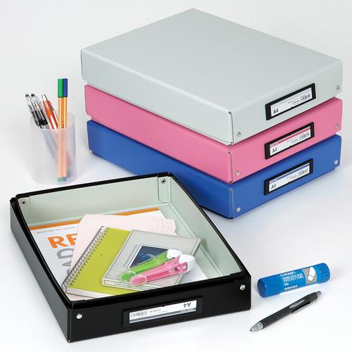 ●キングジム　デスクトレーＢＦ　Ａ４（黒） | KING JIM | 01