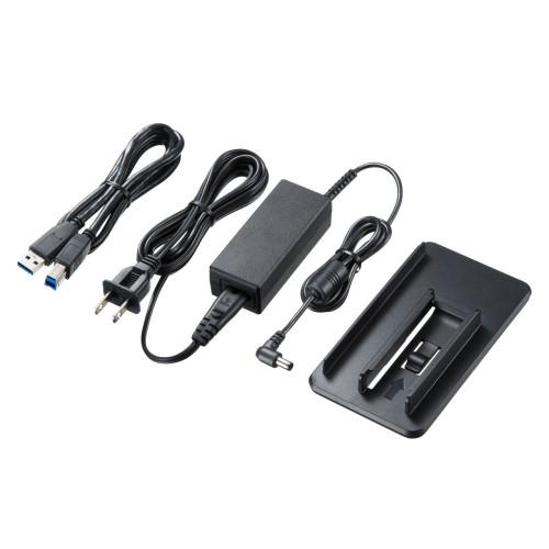 サンワサプライ　4K対応USB3.1ドッキングステーション タブレットスタンド付き |  | 07