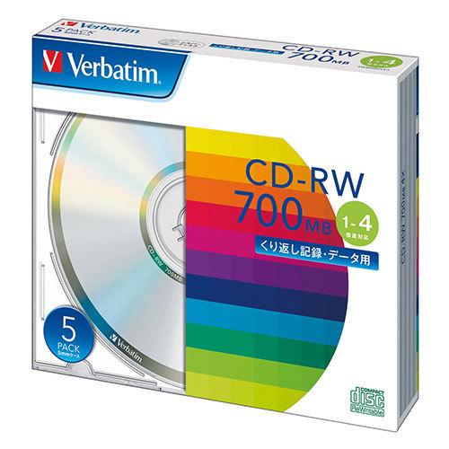 三菱ケミカルメディア　ＰＣ　ＤＡＴＡ用　ＣＤ−ＲＷ　書き換えタイプ　１−４倍速対応 | 