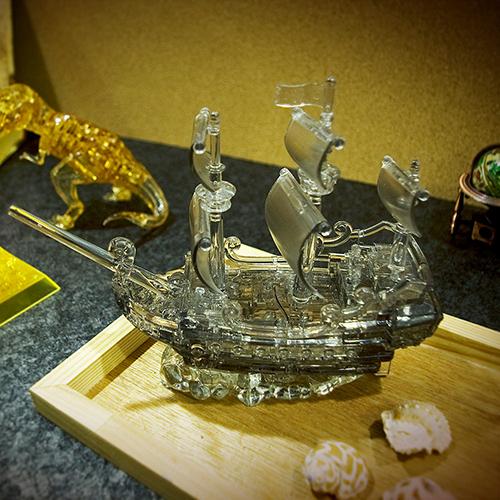 ビバリー クリスタルパズル パイレーツシップ 98ピース 3Dパズル