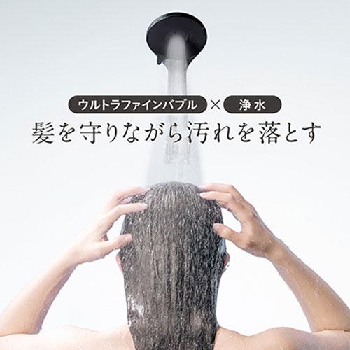 タカギ 浴室シャワーヘッド キレイストシャワー ブラック : どっと