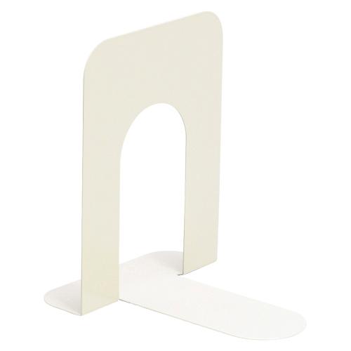 ●クラウン　ブックエンド（スチール製）　中（ベージュ） |  | 01