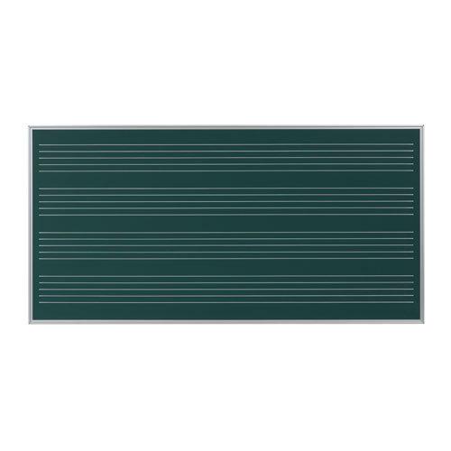 スペシャルオファ 馬印　メーカー直送品　スチールグリーン　五線黒板 その他キッチン、日用品、文具