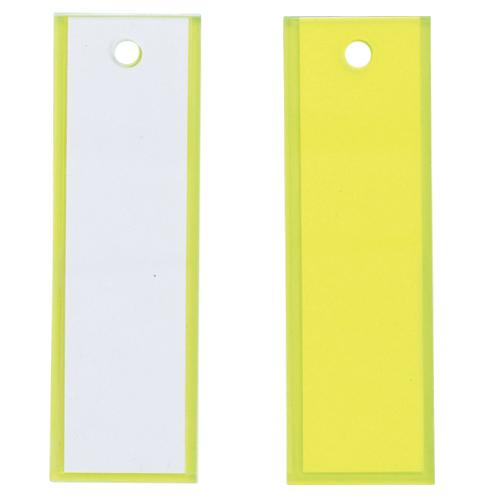 ●クラウン　名札掛　アルミ枠　オプション　専用名札　名札サイズ：横２８×縦９０ｍｍ | 