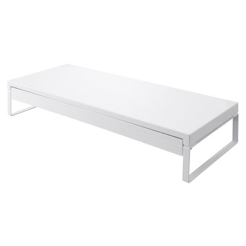 オンラインショッピング リヒトラブ 机上台 幅５９０ｍｍ キーボードサイズ 引出し付 白