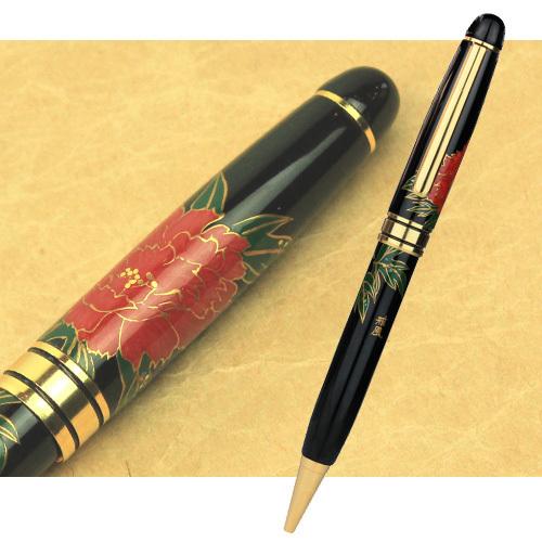 セキセイ 輪島塗ボールペン 蒔絵 雅風 牡丹 : どっとカエールプラス