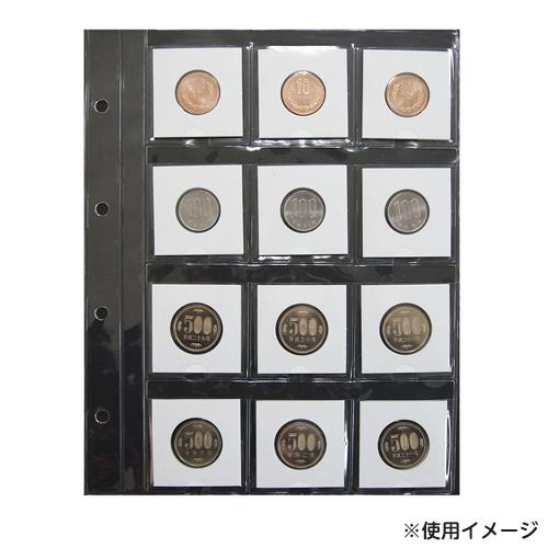 テージー　コインホルダー用スペアポケット 差替え台紙 スペアポケット B5・S型・4穴　3列4段台紙、1パック5枚入 |  | 08