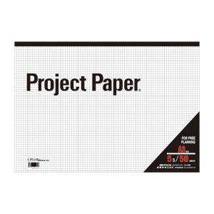●オキナ　プロジェクトペーパー　５ｍｍ方眼　規格：Ａ３判ヨコ型 | 