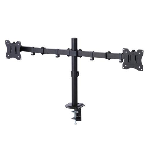 エレコム メーカー直送 モニターアーム デュアル 2画面 【17〜32インチ