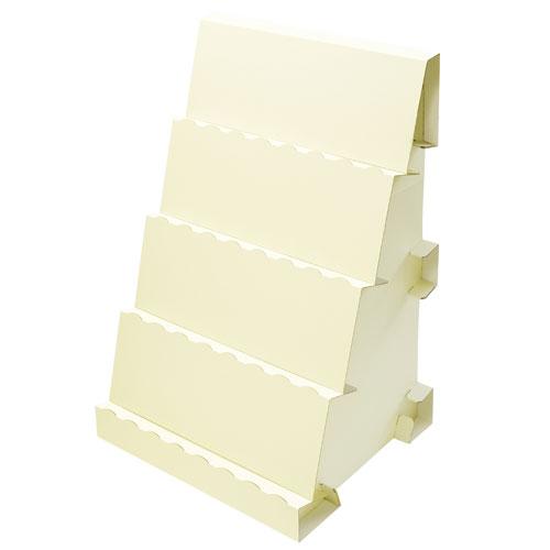 ササガワ 組立式傾斜かざり棚 BIG ホワイト 什器 即売会 創作