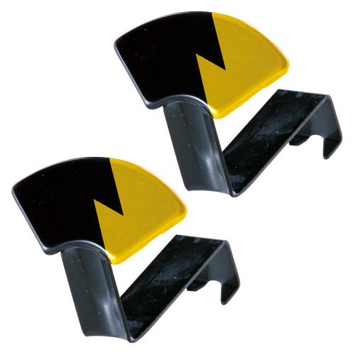 ●大額　額縁用金具　耐荷重：３ｋｇ　扇面額受鴨居（イナズマ） |  | 01