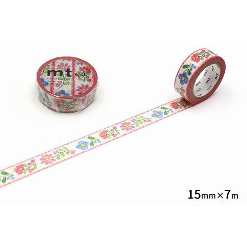 テープ・マスキングテープ mem カモ井加工紙 EX刺繍 マスキングテープ マステ : どっと