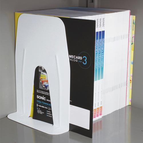 ●ソニック　ブックエンド　超特大　Ａ４ぴったりサイズ（白） | SONiC | 01