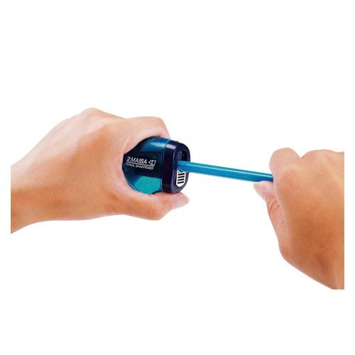 ●クツワ　２枚刃鉛筆削り　ＲＳ０２１ＢＬ（ブルー） |  | 01