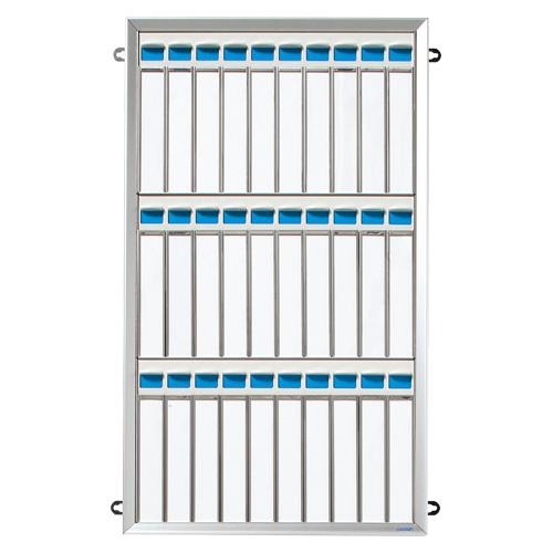 クラウン　名札掛　アルミ枠付き　仕様：３０名用