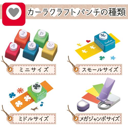 カーラクラフト　ミニクラフトパンチ　アルファベット大文字・数字など CARL カール ミニクラフトパンチ アルファベット大文字セット