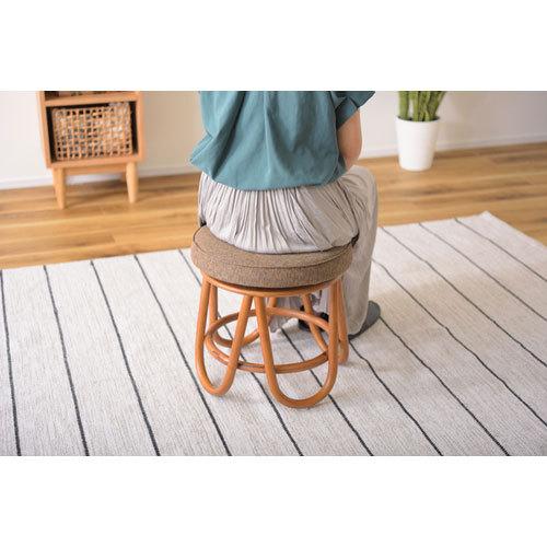 東谷 モリー 回転スツール NS-538BR（ブラウン） : どっとカエール