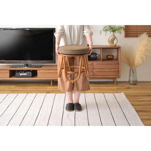 東谷 モリー 回転スツール NS-538BR（ブラウン） : どっとカエール