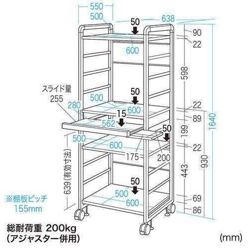 サンワサプライ　直送　ＳＯＨＯラック｜dotkae-ru02｜03