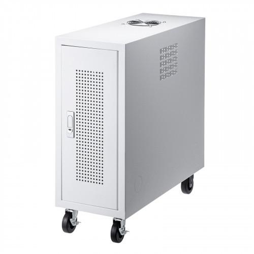 サンワサプライ　直送 キャスター付きハブボックス（2U）