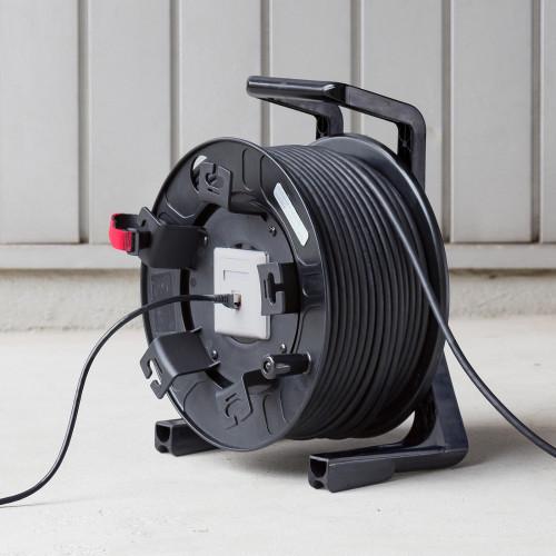 サンワサプライ　直送　屋外用巻取り延長ＣＡＴ６Ａ　ＬＡＮケーブル_1