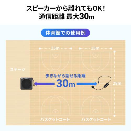 サンワサプライ　直送　ワイヤレスポータブル拡声器 | SANWA SUPPLY | 02