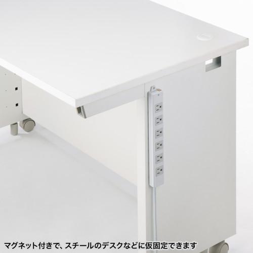 サンワサプライ　工事物件タップ　電源コード5m　差込口数　6個口　定格容量：15A・125V｜dotkae-ru02｜03