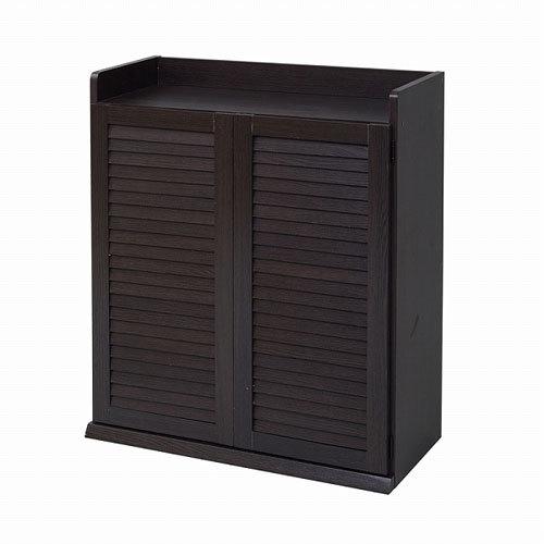 ＪＫプラン　靴箱　シューズボックス　下駄箱　シューズラック　靴　収納　薄型　玄関収納　靴箱　玄関（ダークブラウン）